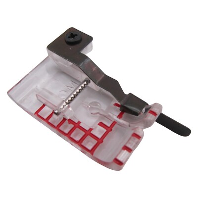 Clear View 1/4'' Seam Foot FOR Janome Skyline S3 S6 MC8200QC Elna eXcellence 770