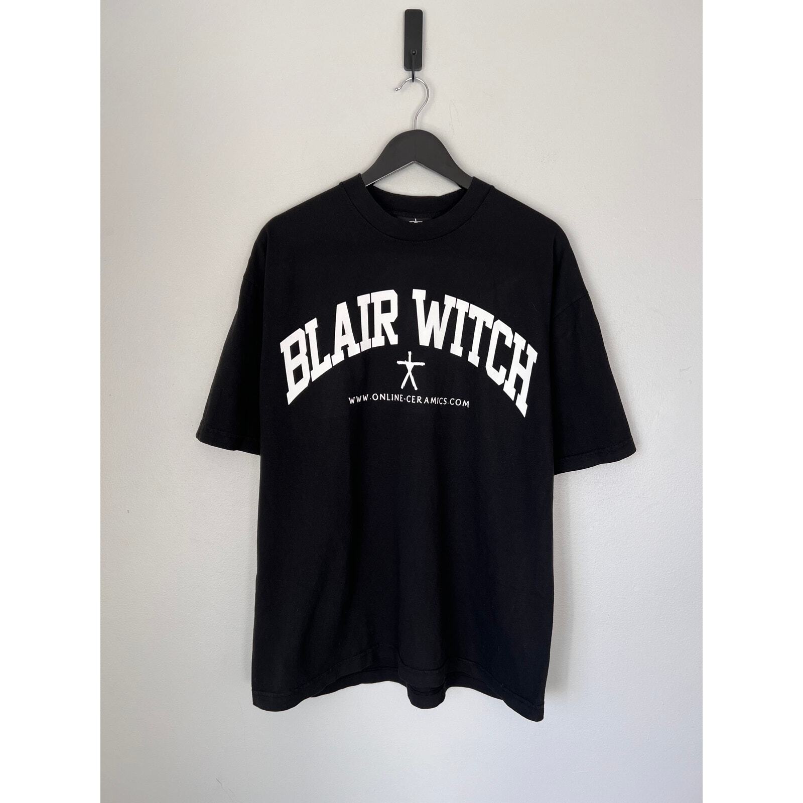 Online Ceramics Blair Witch Project Nobody Is Here Tee Black Size Large  -image