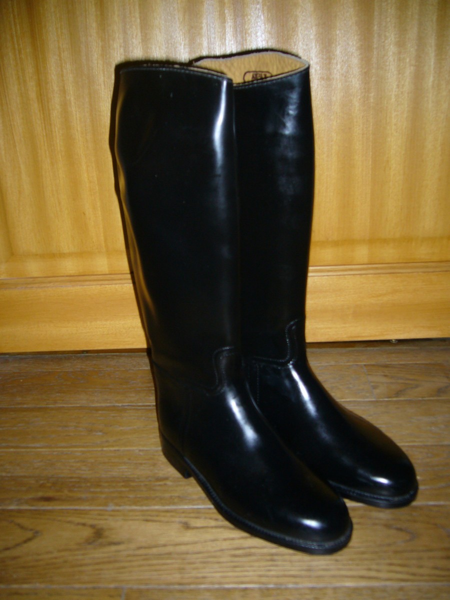 bottes d'équitation caoutchouc AIGLE P34 noires