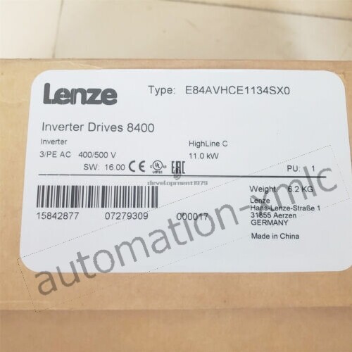 Inversor E84AVHCE1134SX0 LENZE Nuevo - Imagen 1 de 3