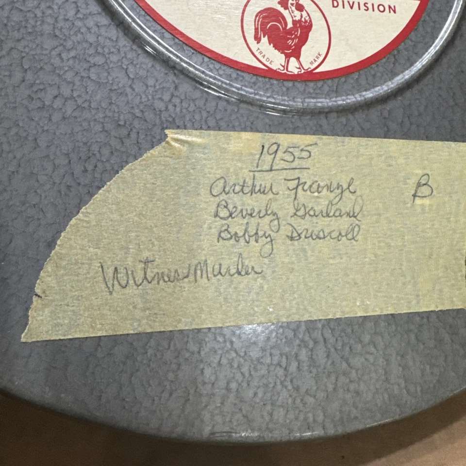 Schlitz Playhouse 1955 16mm Film Reel Too late To Run Arthur Franz Beverly Garla Foto 2 de 4