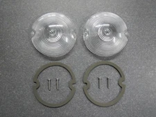 1965 Buick LeSabre Wildcat Electra Turn Signal Lenses & Gaskets 65 Light Lens Pr
