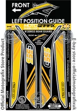 BMW R1200GS Yellow / Black 2008 - 12 Beak Guard Kit Motografix 3D Gel Protector