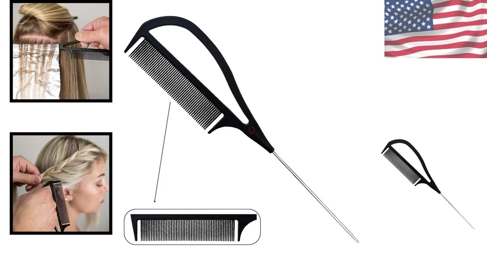 Elegante peine resistente al calor y a productos químicos para resaltar y burlas profesionales Foto 2 de 4