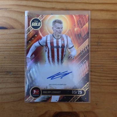 2025/26 Topps Gold Bundesliga Philipp Lienhart Current Stars Auto Orange /25
