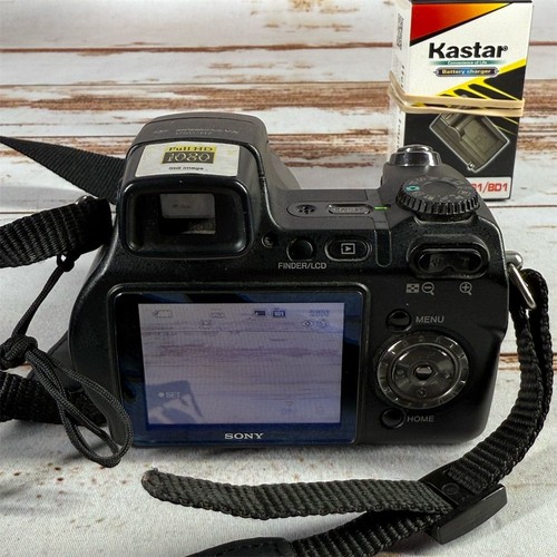 Sony Cyber-shot DSC-H7 8.1MP Digital Camera 15x Zoom Black - Picture 4 of 8