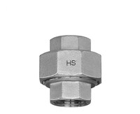 "Hermann Schmidt Edelstahl-Verschraubung 330 Ig/Ig, Flach Dichtend, 1/2\""