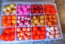 NEW FOR FALL 2025 14MM 12 COLOR KING SALMON SUPER BEAD ASSORTMENT BOX