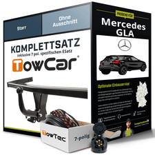 Anhängerkupplung starr für MERCEDES GLA +E-Satz EC 94/20 Anhängerkupplung starr für MERCEDES GLA +E-Satz EC 94/20