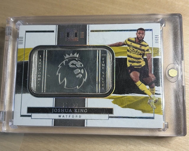 Joshua King 2021-22 Panini Impeccable Premier League (1 oz Silberbarren) 32/32
