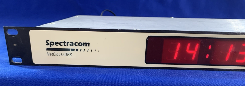Spectracom 8183 NetClock/GPS‑Disciplined Master Clock/Time Server *READ ...