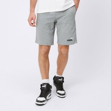 Puma Mens Ess+ 2 Col Shorts Cotton Fleece Casual Sports Football Gym Running