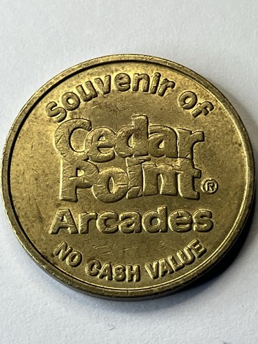 Old Cedar Point The Amazement Park Sandusky Ohio Arcade Game Token 21mm ...
