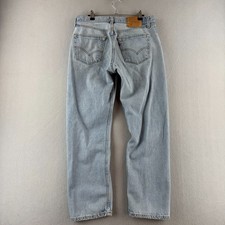 Vintage Levis Jeans Mens 34x30 Fits 31x29 Blue Denim 501 Made in USA 90s