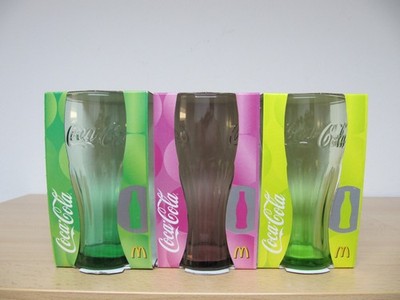 McDonald`s Coca Cola Gläser - neu mit OVP - 2007 - 3er Set