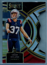 2023 Panini Select🏈Chad Ryland Premier Black Red Die-Cut Rookie Card #122 - RC