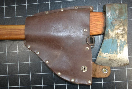 GRANSFORS BRUK - RARE EARLY STRO-BRO  - HATCHET WITH SHEATH - ALL ORIGINAL