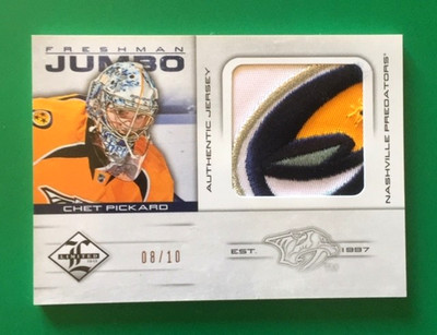 CHET PICARD 2012-13 LIMITED PRIME FRESHMAN JUMBO MATERIAL 5 COLOR PATCH FJCP /10