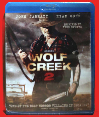 NEW RARE OOP JOHN JARRATT RYAN CORR WOLF CREEK 2 HORROR MOVIE BLU RAY & DVD 2013