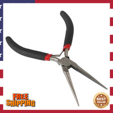 Black ExtraLong Needle Nose Pliers Precision Wire Plier Repair Tool Beading Make