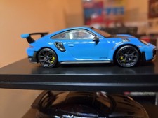 164- Mini Gt Porsche Gt2 Rs- Custom Hre Wheels And Yellow Calipers