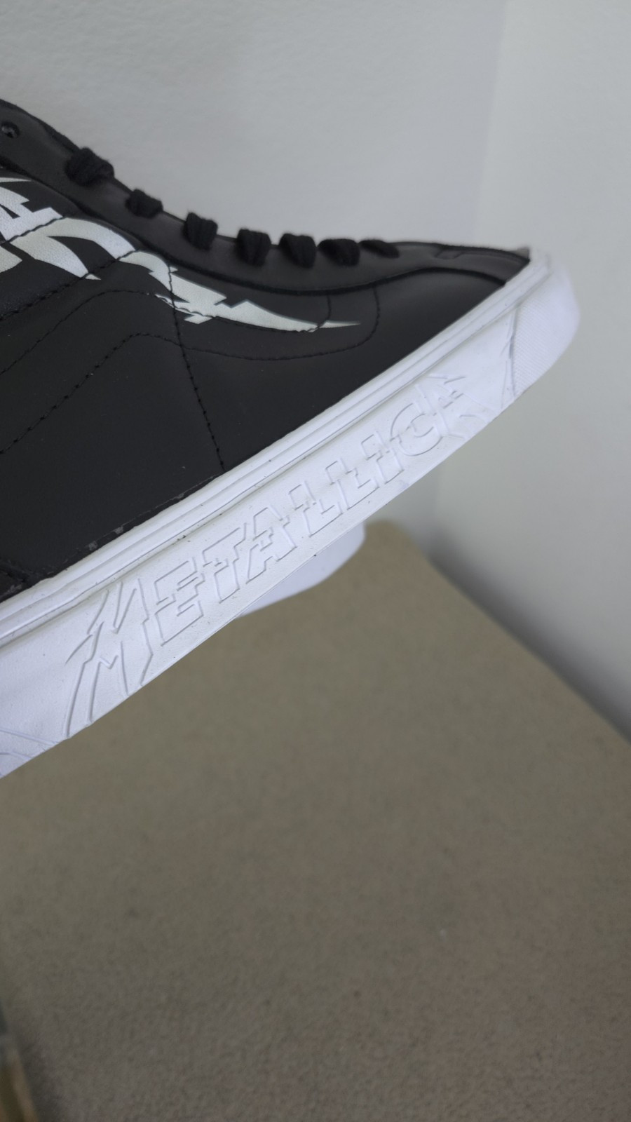 NEW Vans X Metallica SK8 Hi Reissue Men 10.5 Women 12 Black Skate Shoes Sneakers image 10