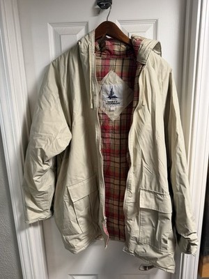 Misty Harbor Raincoat Womans Large PVC Vintage Jacket Flannel Lined Slicker IT1