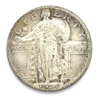 1924-S Standing Liberty Quarter 25C Fine Condition, Natural Color, Full Date