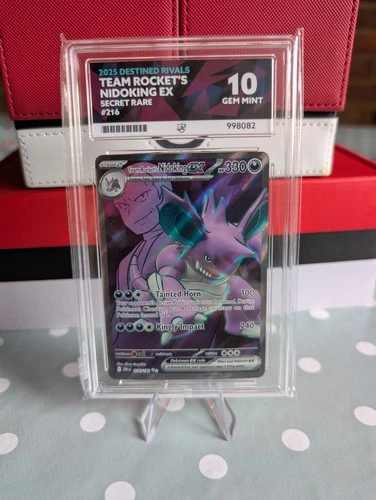 Pokémon TCG Team Rockets Nidoking EX 216/182 Destined Rivals ACE 10