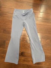 Under Armour, Girls Leggings, Size Medium, Light Blue