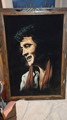 Luis D Original Signed Framed Oil Painting Person Feather Realism on Canvas