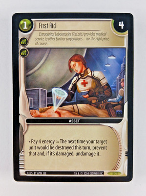 First Aid #22 - Incursion, Wars TCG card (2004 Decipher) 1U22