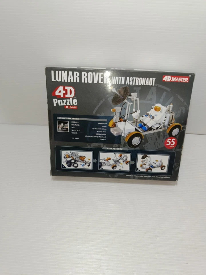 Lunar Rover With Astronaut Puzzle 4D Master 1:35 LEGGI DESCRIZIONE - Immagine 3 di 4