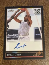 ISAIAH TODD 2021-22 Leaf Memories Bronze Gold Rookie AUTOGRAPH RC #BG-IT1
