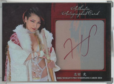 2024 BBM Joshi Pro Wrestling Hikaru Shida 37/60 Autograph Insert
