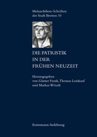 GüNter Frank | Die Patristik In Der FrüHen Neuzeit | Buch | Deutsch (2005)