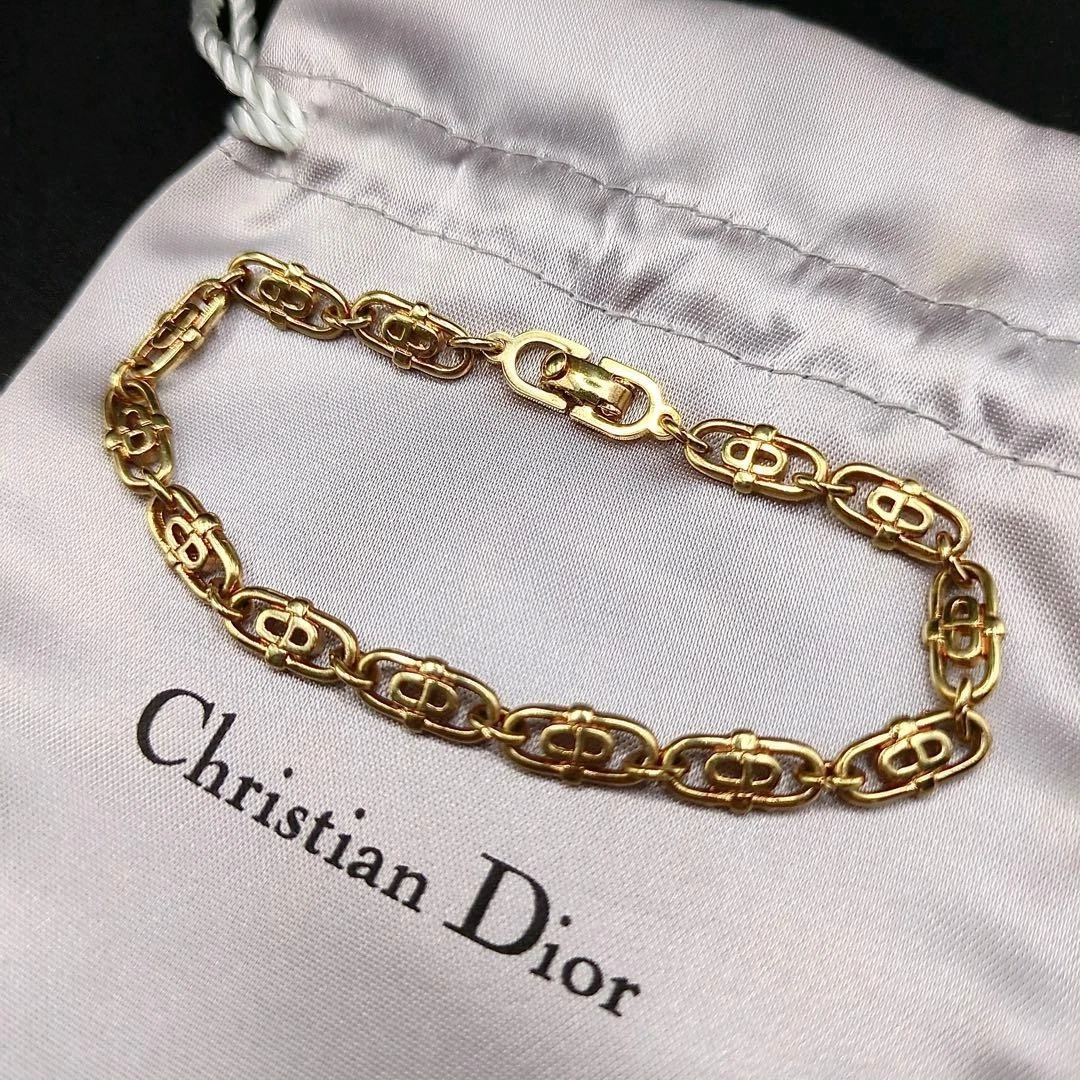 Dior Gold Chain Fashion Bracelets for sale | eBay