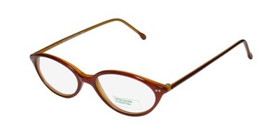 NEW UNITED COLORS OF BENETTON 350 DURABLE CAT EYE TIGHT FIT/GIRLS EYEGLASS FRAME