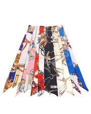 6 Pack Scarf Bags Handbag Scarfs Band Hair Neck Scarves for Women Fashion Gift