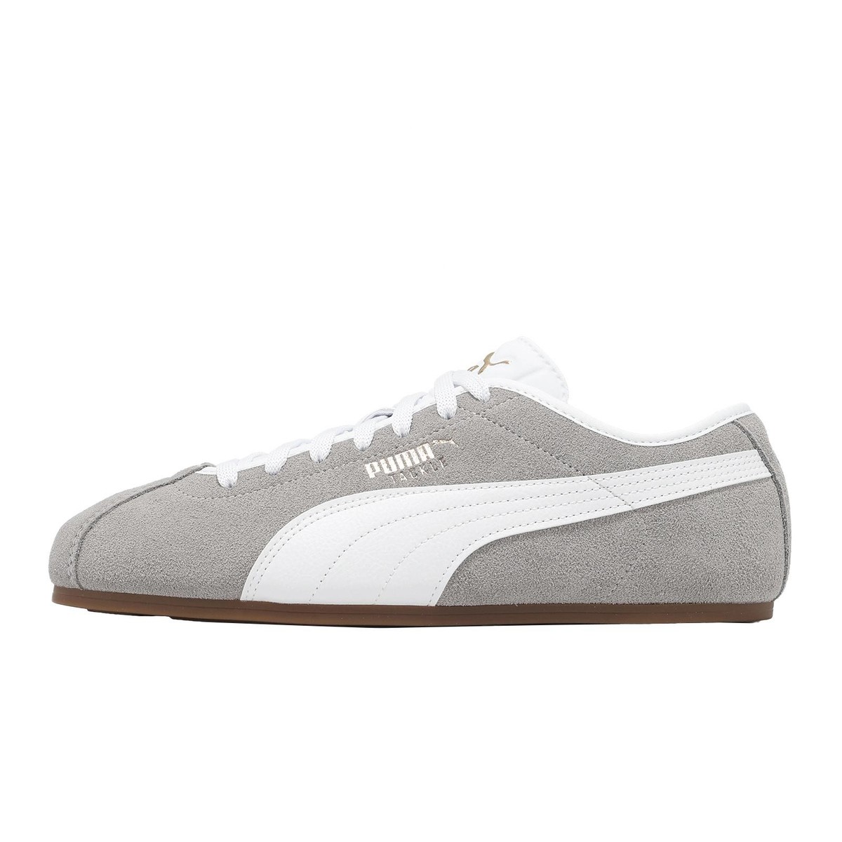 PUMA グレー×ホワイト スニーカー23.5 Puma Tackle Grey White Men Unisex Casual Lifestyle Shoes Sneakers
