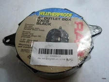 Lighting VXCB Weatherproof Round Box with No Cover, Aluminum, 1/2" Hole Size,...