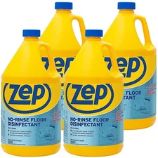 Zep No Rinse Floor Disinfectant - 1 Gallon (Case of 4) ZUNRS128