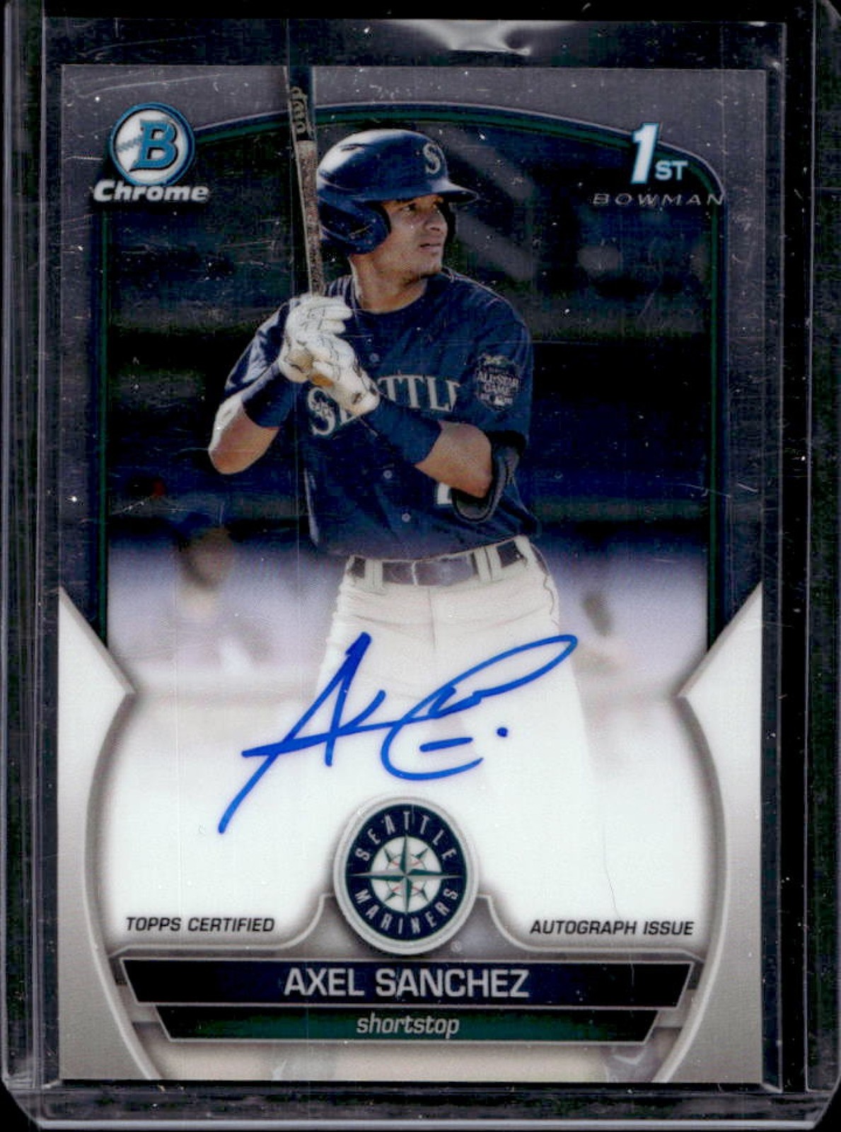 2023 Bowman Chrome Axel Sanchez Auto 1st #CPA-AS Mariners