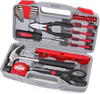Hi-Spec Werkzeugkoffer Mit Hammer, Wasserwaage, MaßBand Und Bit-Set