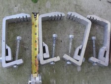 4 Large Used Truck Cap Topper Camper Shell Clamps Mounting Clamps