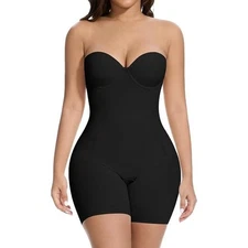 Slimmers Strapless Shapewear Tummy Control: Strapless Body Shaper  sz XL