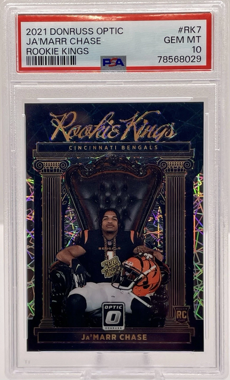 JaMarr Chase Panini Donruss Optic Rookie Kings #RK7 Base