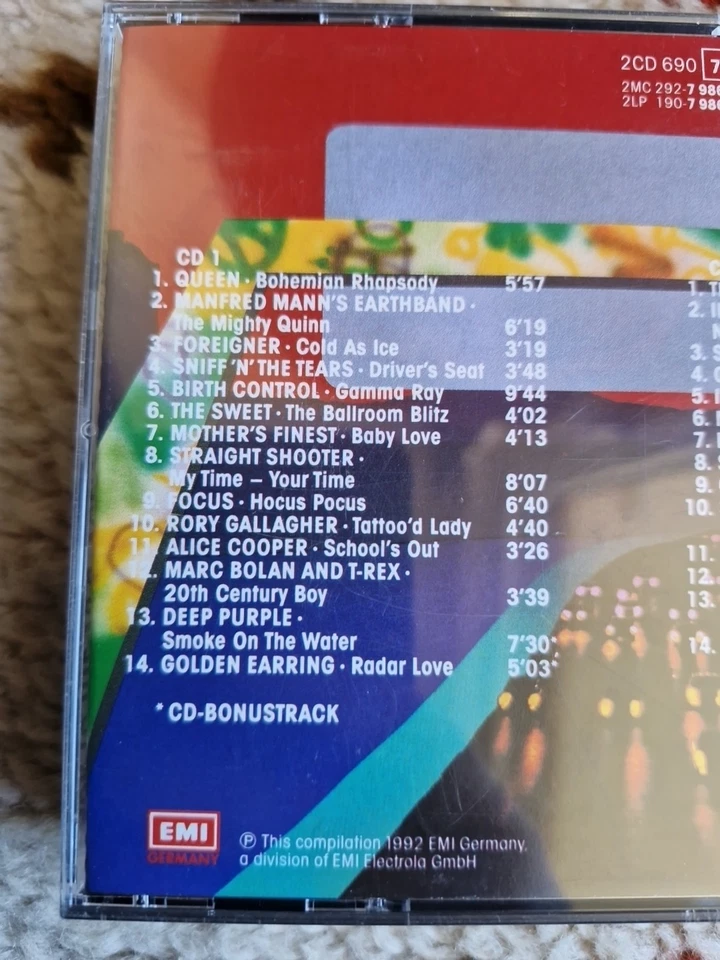 Back to the 70's 2 (EMI) [ 2CD ] Queen, Foreigner, T-Rex, Iggy Pop, Thin Lizz... - Bild 2 von 3