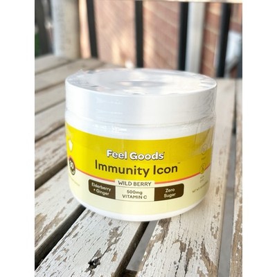 Feel Goods NEW Immunity Icon 500 mg Vitamin C Immune Support Powder Drink Mix