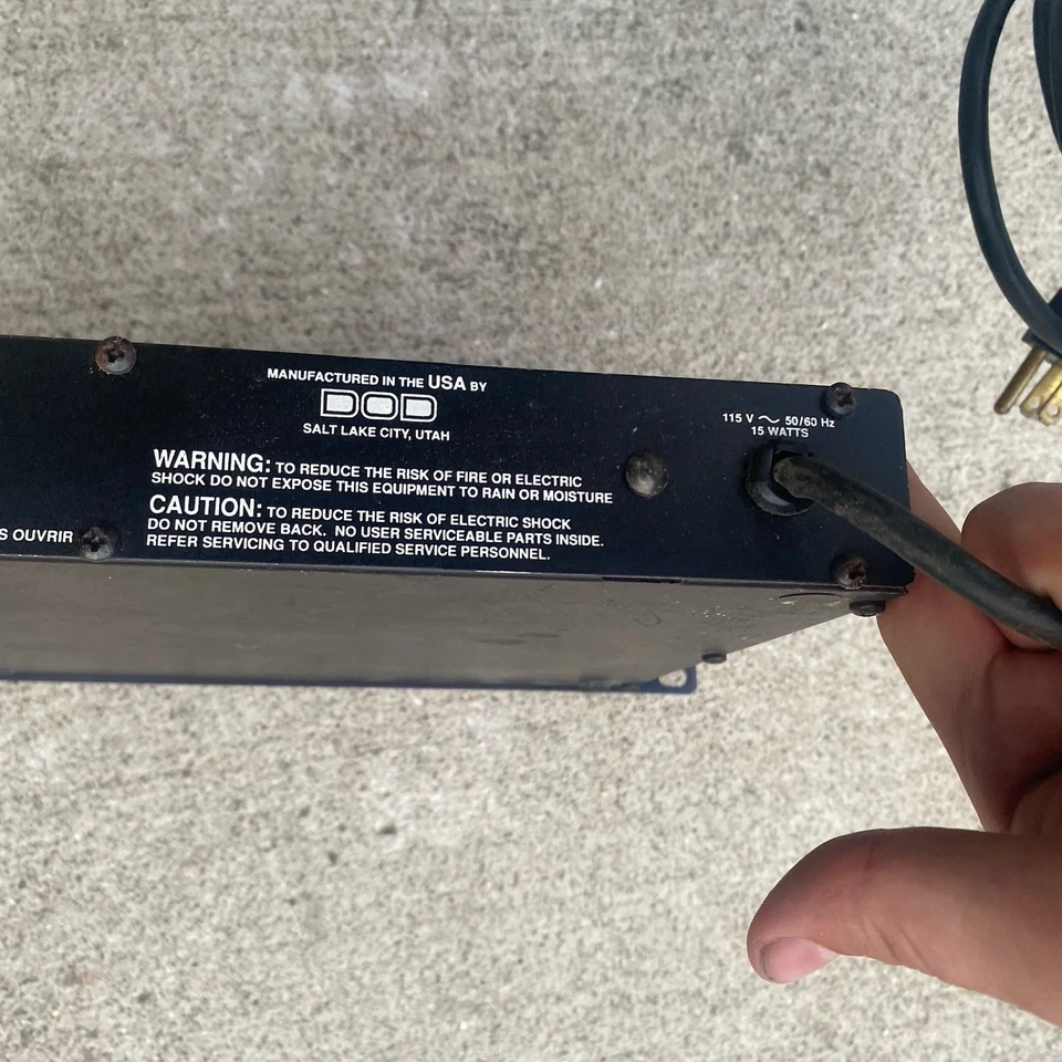 Vintage DOD R-825 Compressor Limiter Rack Mount Untested - Image 3 of 4